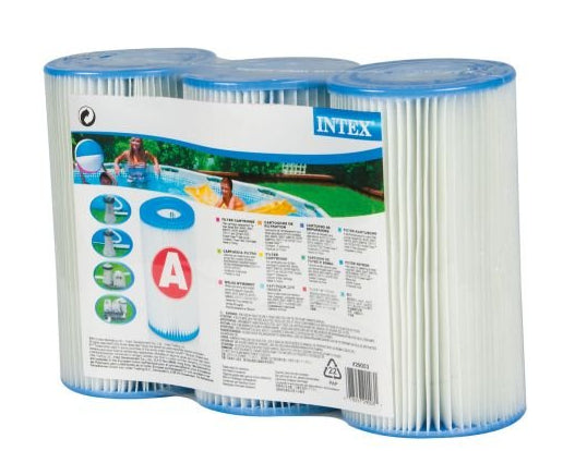 Intex 29003-PACK 3 Cartuchos Filtro Tipo A